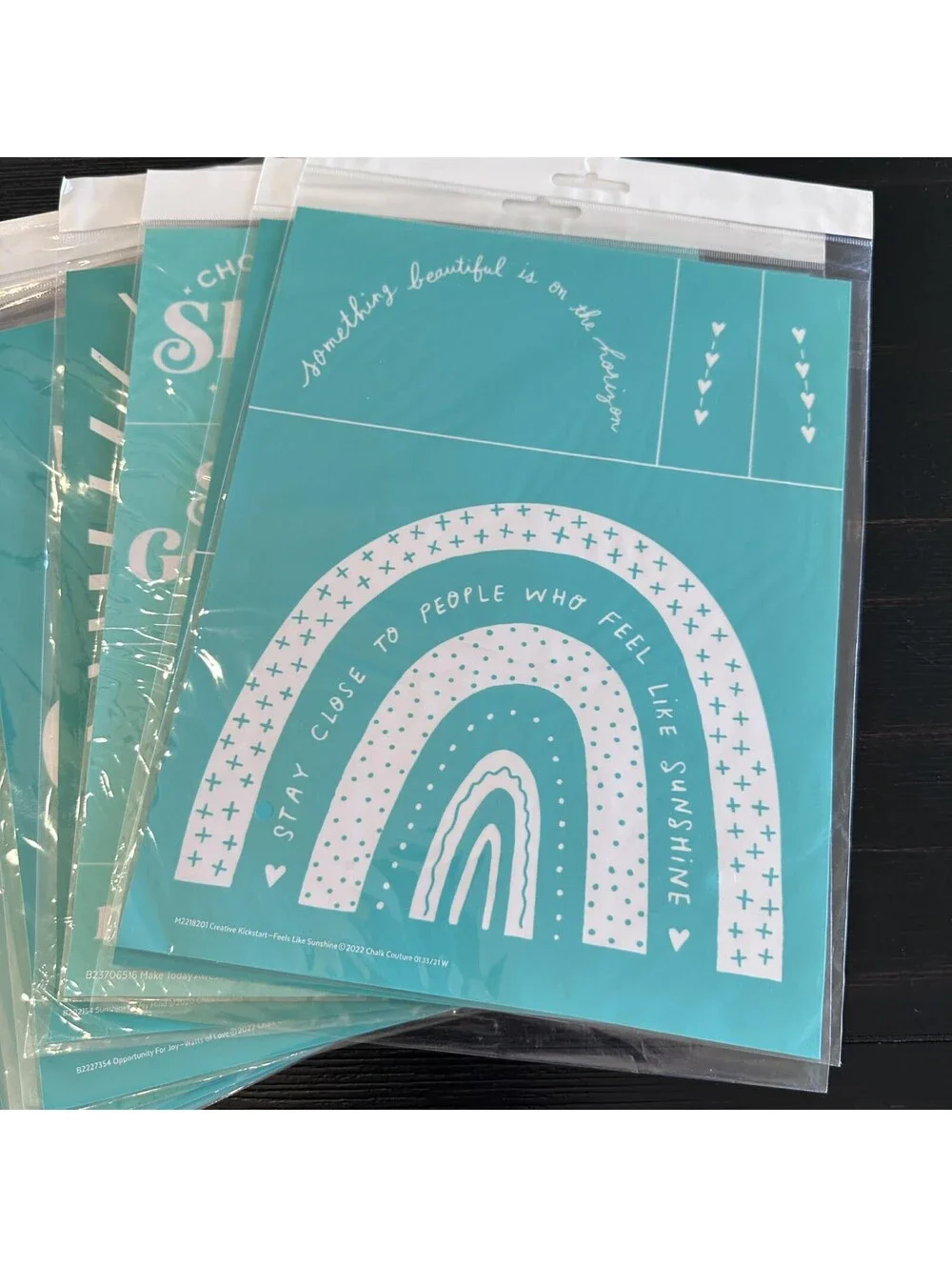 Chalk Couture Chalk Transfer Lot of 11 Reusable Stencils Assorted Designs New